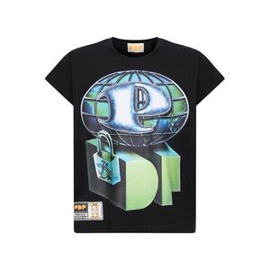 Pdf Men Black Cotton Jersey Skinny Barti Pdf World T-Shirt